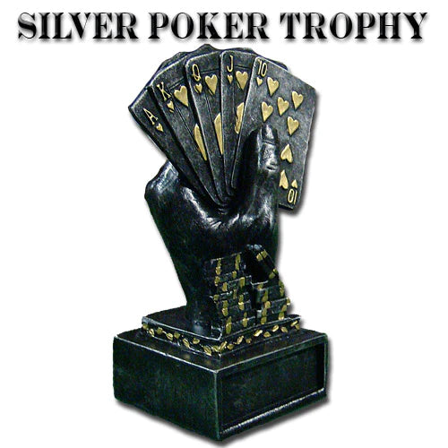 ROYAL FLUSH HAND  - TOURNAMENT TROPHIES